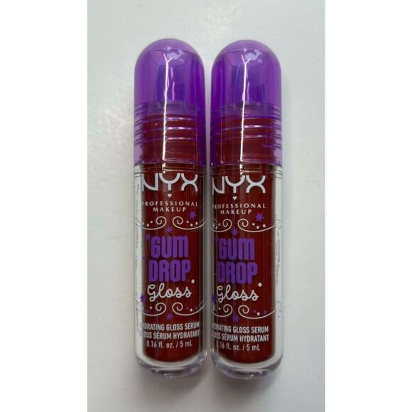 NYX Other - NYX Gum Drop Hydrating Gloss Serum 03 Cranberry Splash Lot of 2